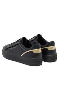 TOMMY HILFIGER - Tommy Hilfiger Sneakersy Vulc Foxing FW0FW08683 Czarny. Kolor: czarny. Materiał: skóra #5