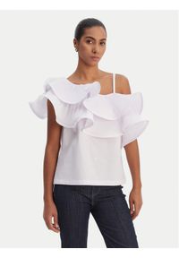 Fracomina Bluzka FR26ST2004W697F9 Biały Regular Fit. Kolor: biały. Materiał: syntetyk #1