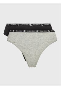 Calvin Klein Underwear Komplet 2 par fig klasycznych 000QD3991E Kolorowy. Materiał: bawełna. Wzór: kolorowy #1