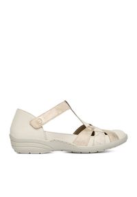 Remonte Sandały CEO-R7601-81 Écru. Materiał: skóra, syntetyk #1