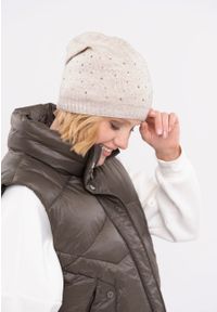 Volcano - Czapka zimowa z kryształkami H-DIXIE. Materiał: dzianina. Wzór: aplikacja. Sezon: zima #1