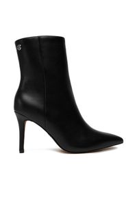 Nine West Botki CEO-NADINE-01 Czarny. Kolor: czarny. Materiał: materiał, skóra #1