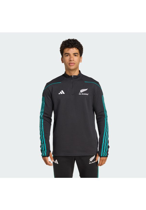 Adidas - Kurtka All Blacks Fleece. Kolor: czarny. Sport: piłka nożna