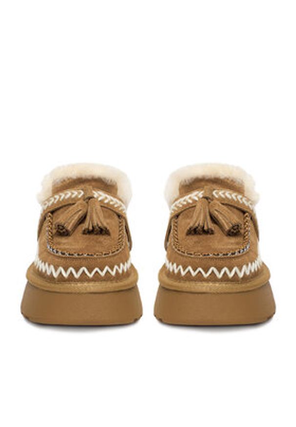 Badura Śniegowce EO-CRYSTAL-TS6291 Brązowy. Kolor: brązowy. Materiał: skóra, zamsz