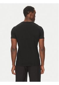 Lacoste T-Shirt TH6710 Czarny Regular Fit. Kolor: czarny. Materiał: bawełna #3