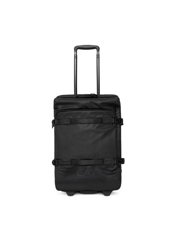 Walizka kabinowa EA7 Emporio Armani. Kolor: czarny
