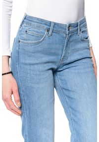 Lee - LEE MARION STRAIGHT DAMSKIE SPODNIE JEANSOWE LIGHT LOU L301QDXJ