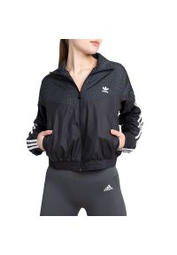 Adidas - adidas Originals Track Top > H20427. Okazja: na co dzień. Materiał: materiał, dresówka, poliester, skóra. Długość: krótkie. Wzór: nadruk, aplikacja. Styl: casual, elegancki, sportowy