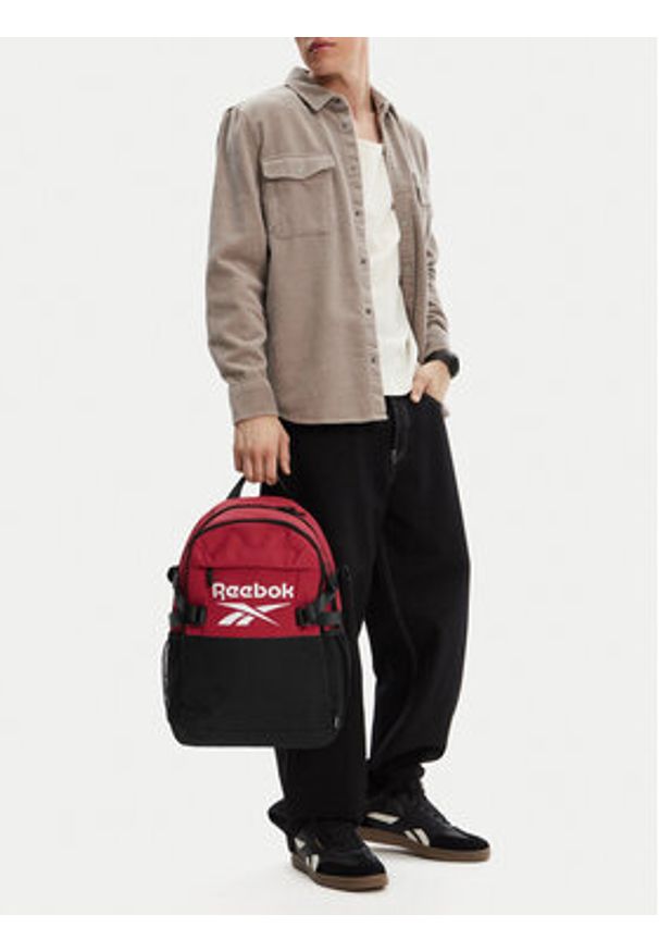 Reebok Plecak RBK-025-CCC-05 Bordowy. Kolor: czerwony. Materiał: syntetyk, materiał