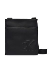 Calvin Klein Saszetka Bold Ck Flatpack LV04D3344G Czarny. Kolor: czarny. Materiał: skóra #1