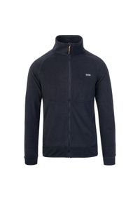 Hi-tec - Polar męski Hi-Tec Sauli - granatowy, Rozmiar M. Typ kołnierza: kołnierzyk stójkowy. Kolor: niebieski. Materiał: polar. Sport: turystyka piesza #1