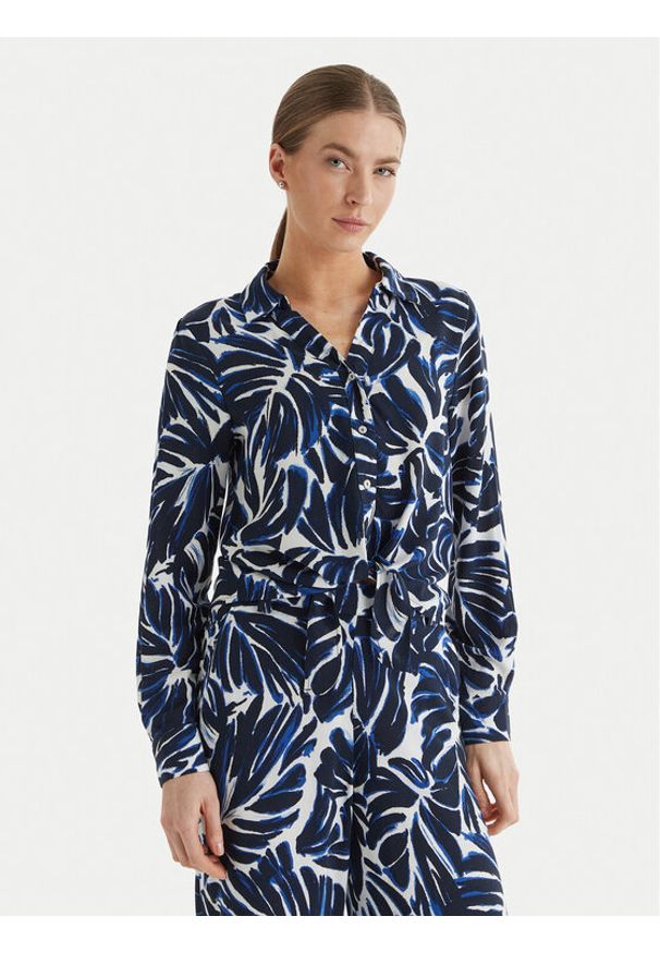 only - ONLY Koszula Nova 15284332 Granatowy Regular Fit. Kolor: niebieski. Materiał: wiskoza