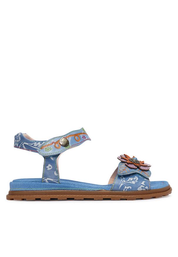 Laura Vita Sandały Brownieo 02 Niebieski. Kolor: niebieski. Materiał: skóra