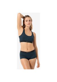 Biustonosz sportowy damski SUPER.NATURAL Tundra 220 Semplice Bra. Kolor: niebieski