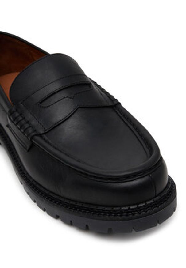 Polo Ralph Lauren Mokasyny Jett Lug-Sole 803961420001 Czarny. Kolor: czarny. Materiał: skóra