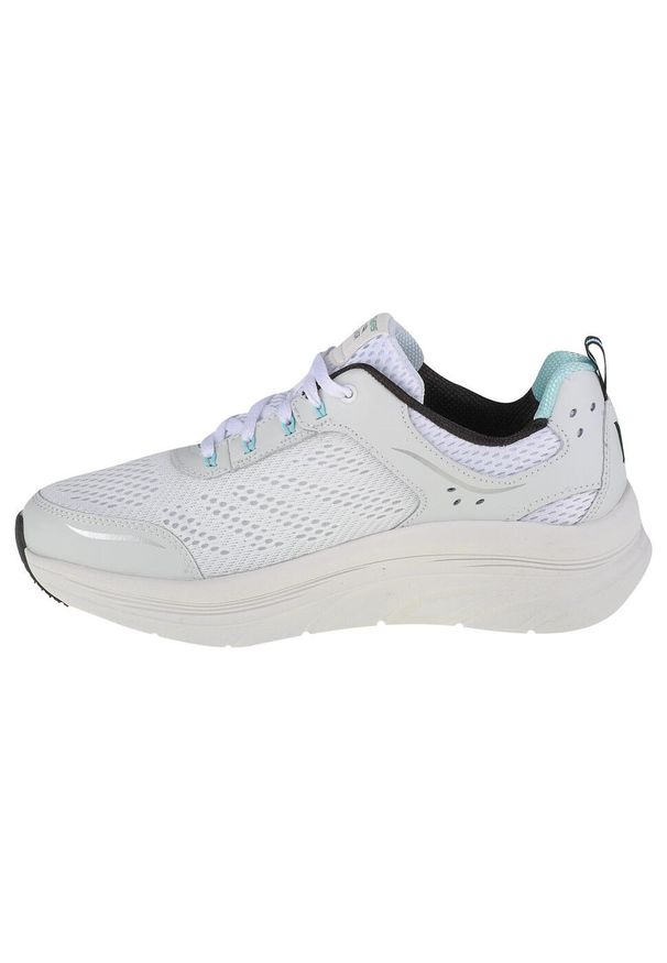 skechers - Buty sportowe Sneakersy damskie, Skechers D'Lux Walker. Kolor: biały. Sport: turystyka piesza