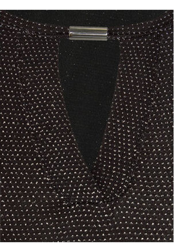 Olsen Bluzka Clara 11104678 Czarny Regular Fit. Kolor: czarny. Materiał: syntetyk