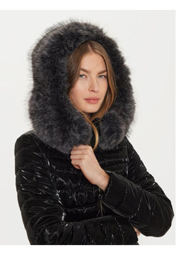 Marciano Guess Kurtka puchowa 4BGL01 7176A Czarny Regular Fit. Kolor: czarny. Materiał: syntetyk