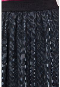 Karl Lagerfeld spódnica 221W1200 kolor czarny midi rozkloszowana. Kolor: czarny. Materiał: tkanina, materiał #5