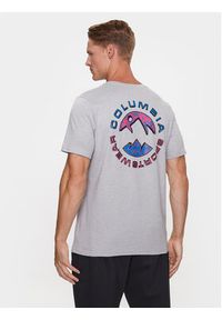 columbia - Columbia T-Shirt Rapid Ridge™ Back Graphic Tee II Szary Regular Fit. Kolor: szary. Materiał: syntetyk, bawełna #3