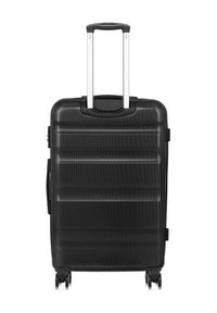 Ochnik - Komplet walizek na kółkach 19'/24'/28'. Kolor: czarny. Materiał: materiał, poliester, guma, kauczuk #4