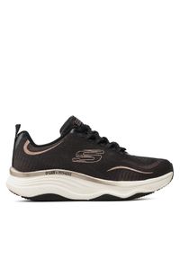 skechers - Skechers Sneakersy Pure Glam 149837/BKRG Czarny. Kolor: czarny. Materiał: materiał