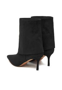 Nine West Botki CEO-JUMANAH-01 Czarny. Kolor: czarny. Materiał: materiał #6