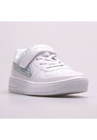 Buty dziecięce Kappa Bash Gc K Jr 260852GCK-1017 białe. Okazja: na co dzień. Zapięcie: rzepy. Kolor: biały. Materiał: skóra, syntetyk, materiał. Szerokość cholewki: normalna