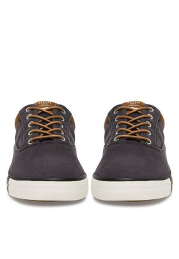 Mustang Tenisówki 4072-315 Granatowy. Kolor: niebieski. Materiał: materiał