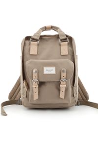Plecak na laptopa Himawari 188L-80 beżowy. Kolor: beżowy. Materiał: poliester, tkanina. Styl: elegancki, casual