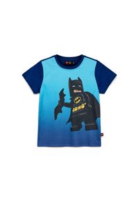 Koszulka Dziecięca LEGO BATMAN Tano 303 Niebieska. Kolor: niebieski. Wzór: motyw z bajki