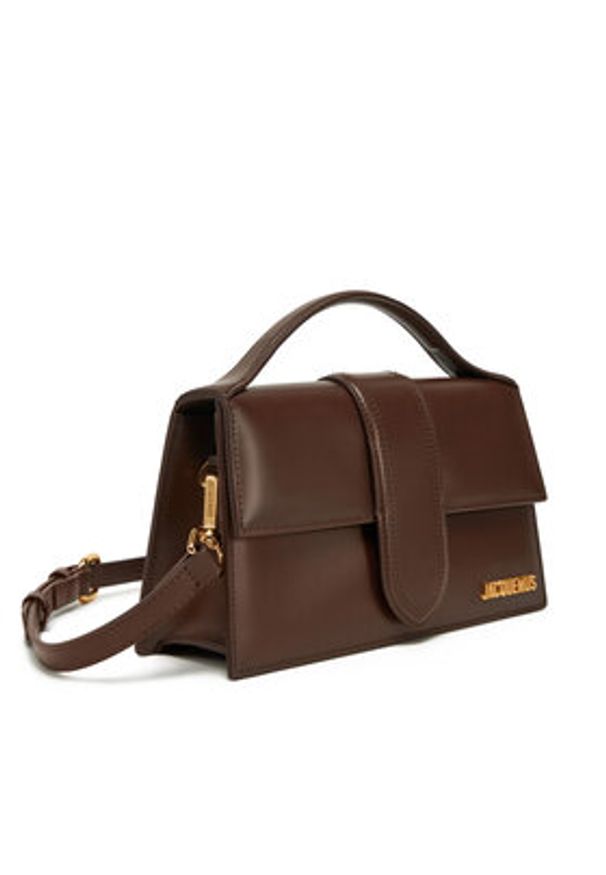 JACQUEMUS Torebka Le Grand Bambino 213BA007-3100 Brązowy. Kolor: brązowy. Materiał: skórzane