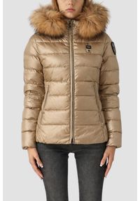 Blauer USA - BLAUER Brązowa kurtka damska Arcadia Short Jackets, Rozmiar XL. Kolor: brązowy #1