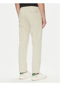 BOSS Chinosy 50534378 Beżowy Regular Fit. Kolor: beżowy. Materiał: bawełna #4