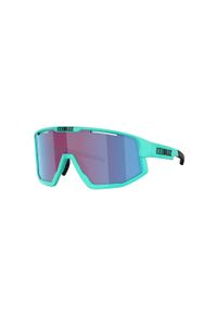BLIZ - Okulary przeciwsłoneczne rowerowe dla dorosłych Bliz Fusion Nano Optics. Kolor: fioletowy, wielokolorowy, niebieski