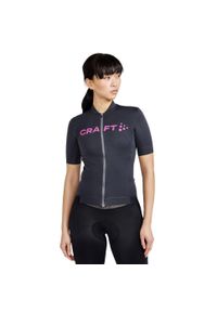 4M - Damska koszulka Craft essence. Kolor: szary, fioletowy, wielokolorowy. Sport: kolarstwo #2