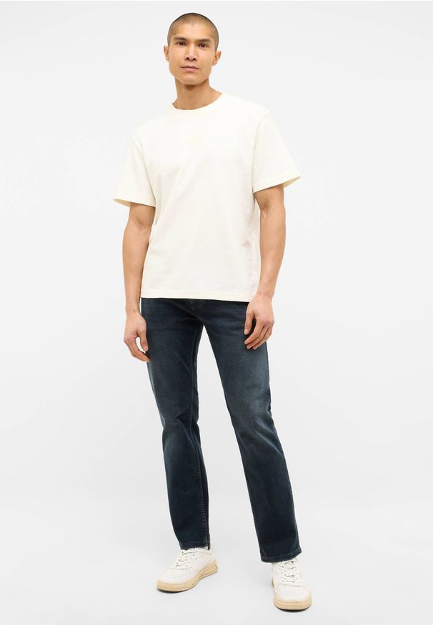 Męskie Spodnie Jeansowe Mustang Style Michigan Straight Denim Blue 1016338 5000 883