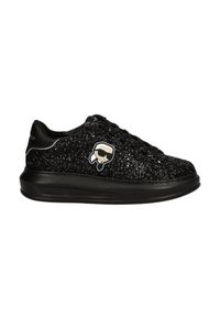 Karl Lagerfeld - KARL LAGERFELD Czarne sneakersy KAPRI Karl NFT Lo Lace, Rozmiar 38. Kolor: czarny #4