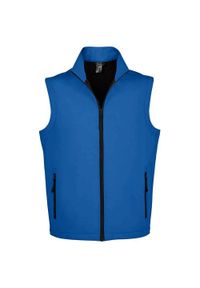 SOL'S - Softshellowa Kamizelka Dla Dorosłych Unisex Race. Kolor: niebieski