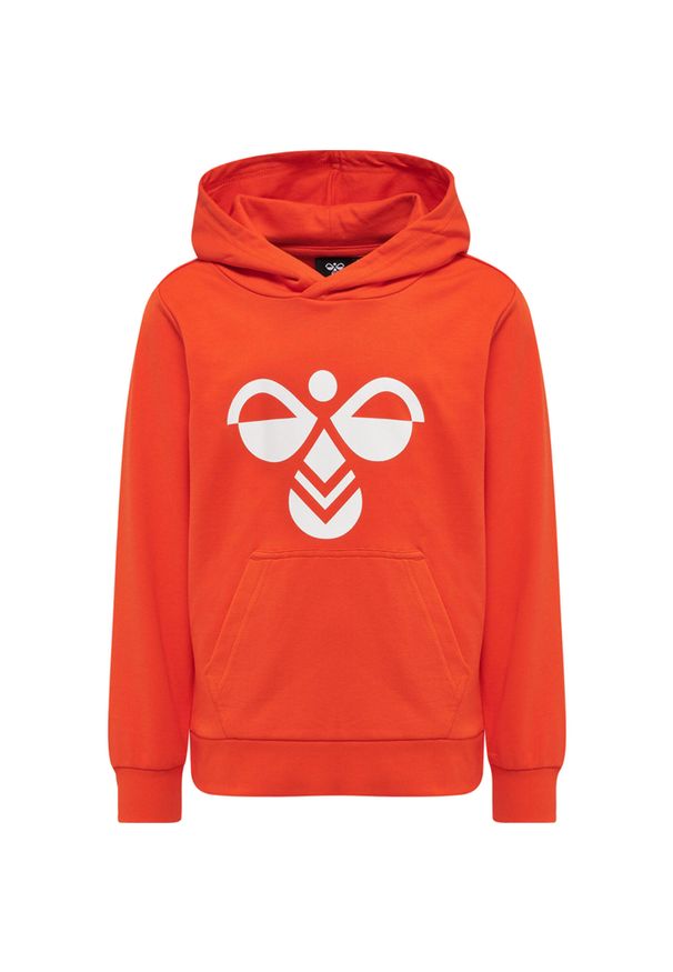 Bluza z kapturem dla dzieci Hummel Cuatro. Typ kołnierza: kaptur. Kolor: czerwony. Sport: joga i pilates