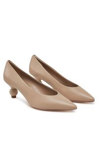 Weekend Max Mara Czółenka 2515521054600 Beżowy. Kolor: beżowy. Materiał: skóra #7