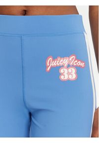 Juicy Couture Legginsy JCSML125405 Niebieski Slim Fit. Kolor: niebieski. Materiał: syntetyk