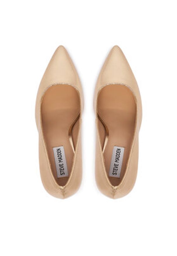 Steve Madden Szpilki Secured 11004877 Złoty. Kolor: złoty. Materiał: skóra. Obcas: na szpilce