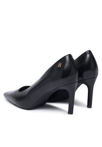 TOMMY HILFIGER - Tommy Hilfiger Szpilki Squared Toe High Heel Lth Pump FW0FW09510 Czarny. Kolor: czarny. Materiał: skóra. Obcas: na szpilce #2