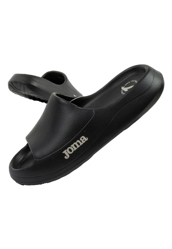 Klapki lekkie sportowe na basen na plaże damskie Joma S. After Lady 2501. Okazja: na plażę. Kolor: czarny. Materiał: syntetyk, materiał. Styl: sportowy