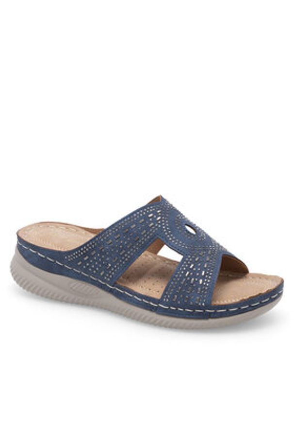 Clara Barson Klapki WYL05010-30 Niebieski. Kolor: niebieski. Materiał: syntetyk