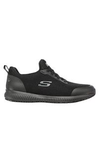 skechers - Buty do chodzenia męskie Skechers Work Relaxed Fit Squad SR Myton. Zapięcie: sznurówki. Kolor: wielokolorowy, czarny. Materiał: materiał. Szerokość cholewki: normalna. Sport: turystyka piesza