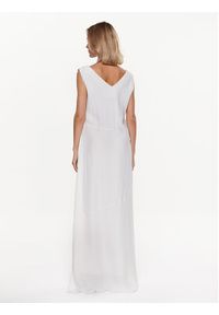 Fabiana Filippi Sukienka letnia ABD273W223 Biały Regular Fit. Kolor: biały. Materiał: wiskoza. Sezon: lato