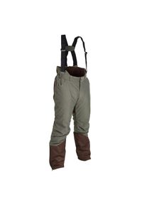SOLOGNAC - Spodnie Solognac 100 Warm -20°C. Kolor: zielony. Materiał: materiał, tkanina. Sport: outdoor, turystyka piesza #1