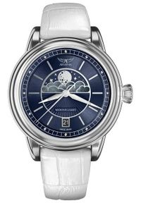 AVIATOR - Zegarek damski Aviator V.1.33.0.255.4.WM biały. Kolor: biały #1